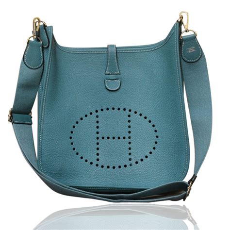 hermes evelyne blue|hermes evelyne sizes and prices.